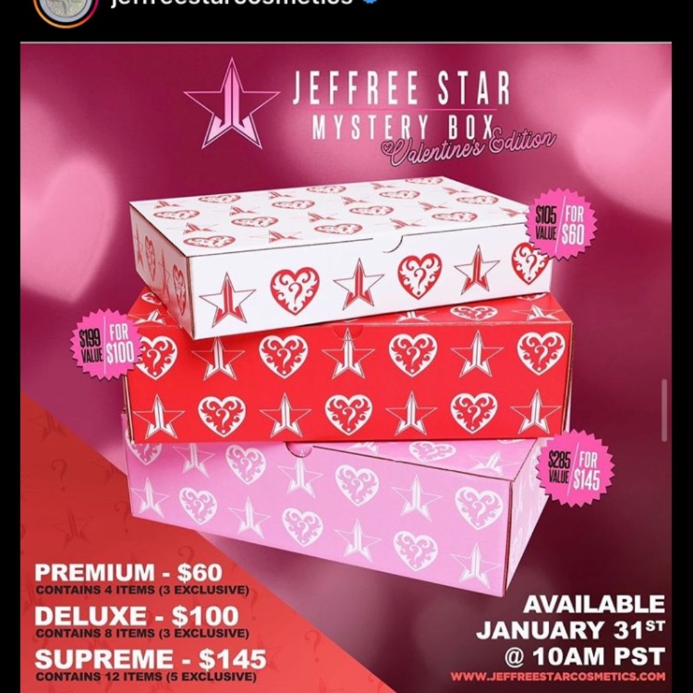 Jeffree Star Cosmetics Supreme Mystery Box
